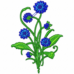 Flowers Embroidery Design 3 Flowers Embroidery Design 3